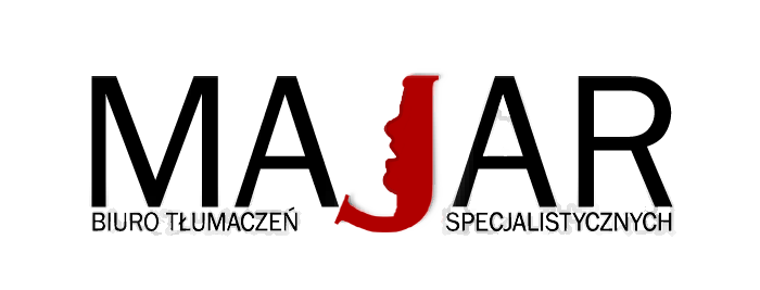 Logo Biura Tłumaczeń specjalistycznych Majar
